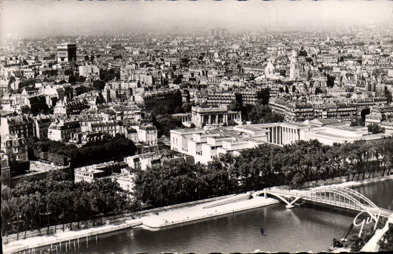 CPM Paris Et Ses Merveillles Panorama Sur Paris vue prise de la Tour Eiffel
