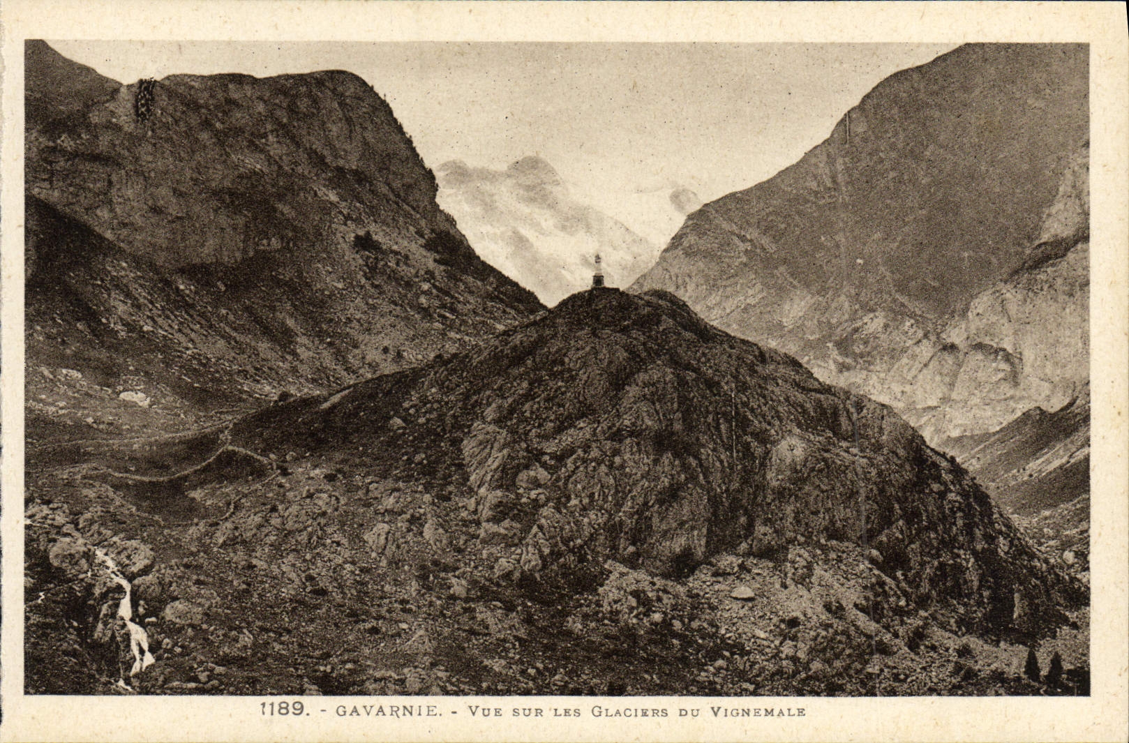 CPA Gavarnie Vue Sur Les Glaciers Du Vignemale
