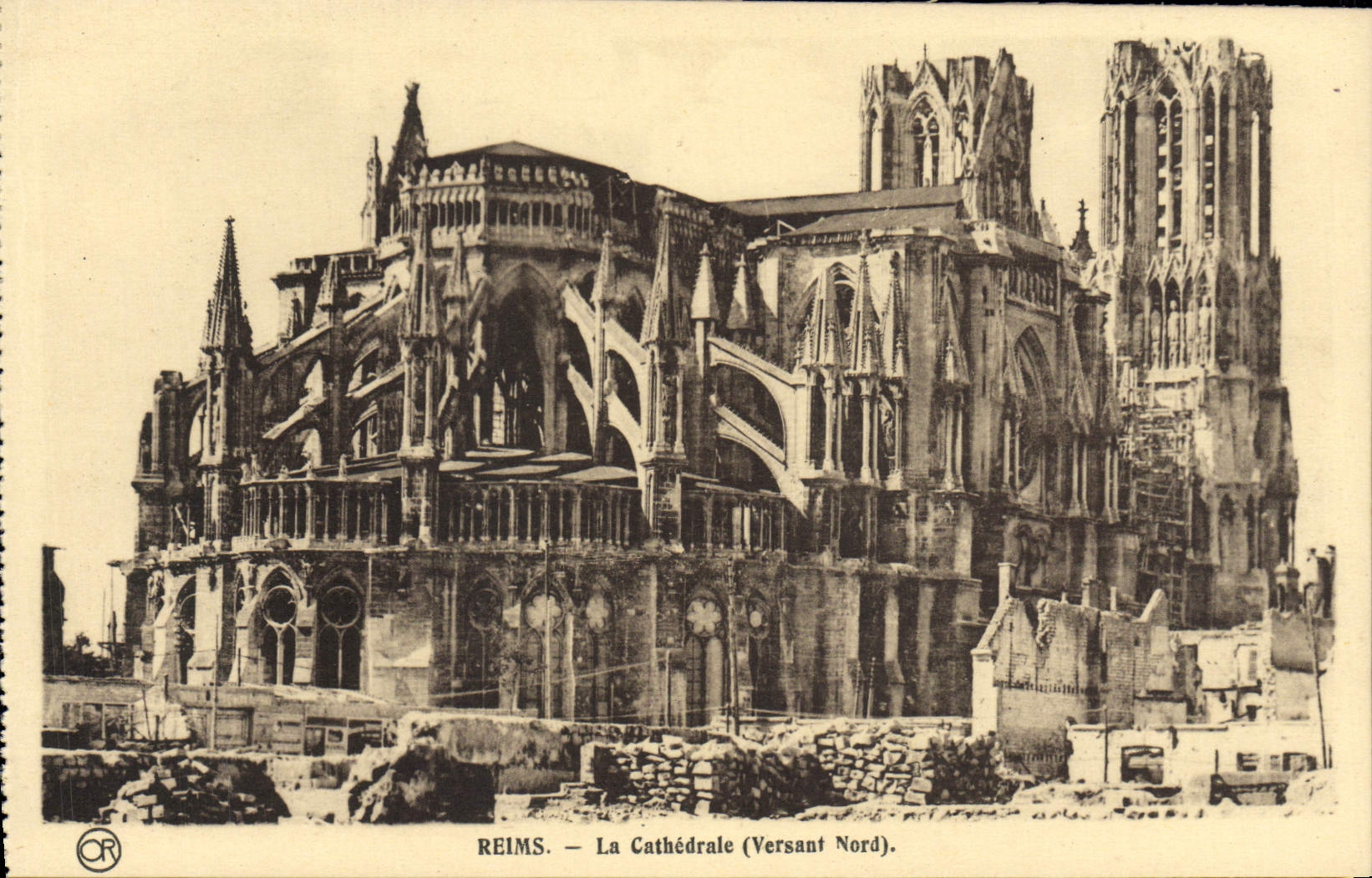 CPA Reims La Cathedrale