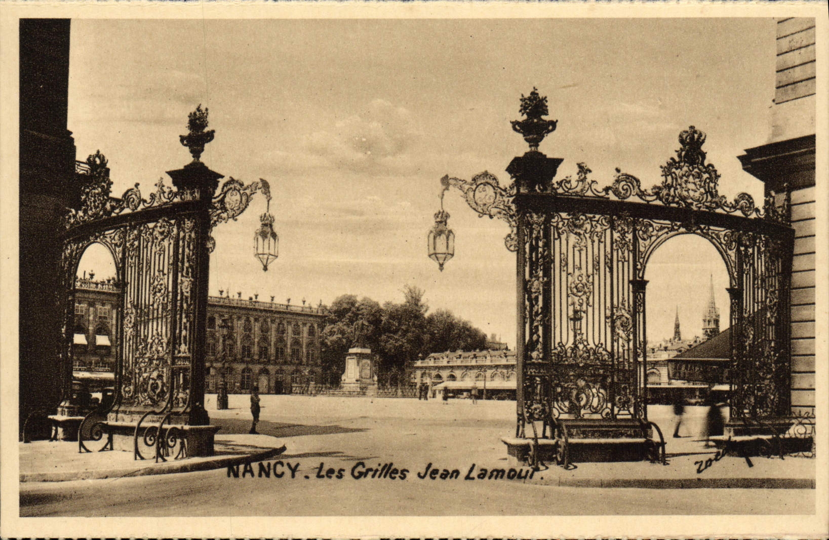 CPA Nancy Les Grilles Jean Lamour