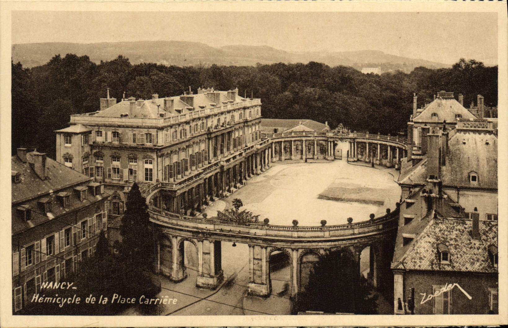 CPA Nancy Hemicycle De La Place Carriere