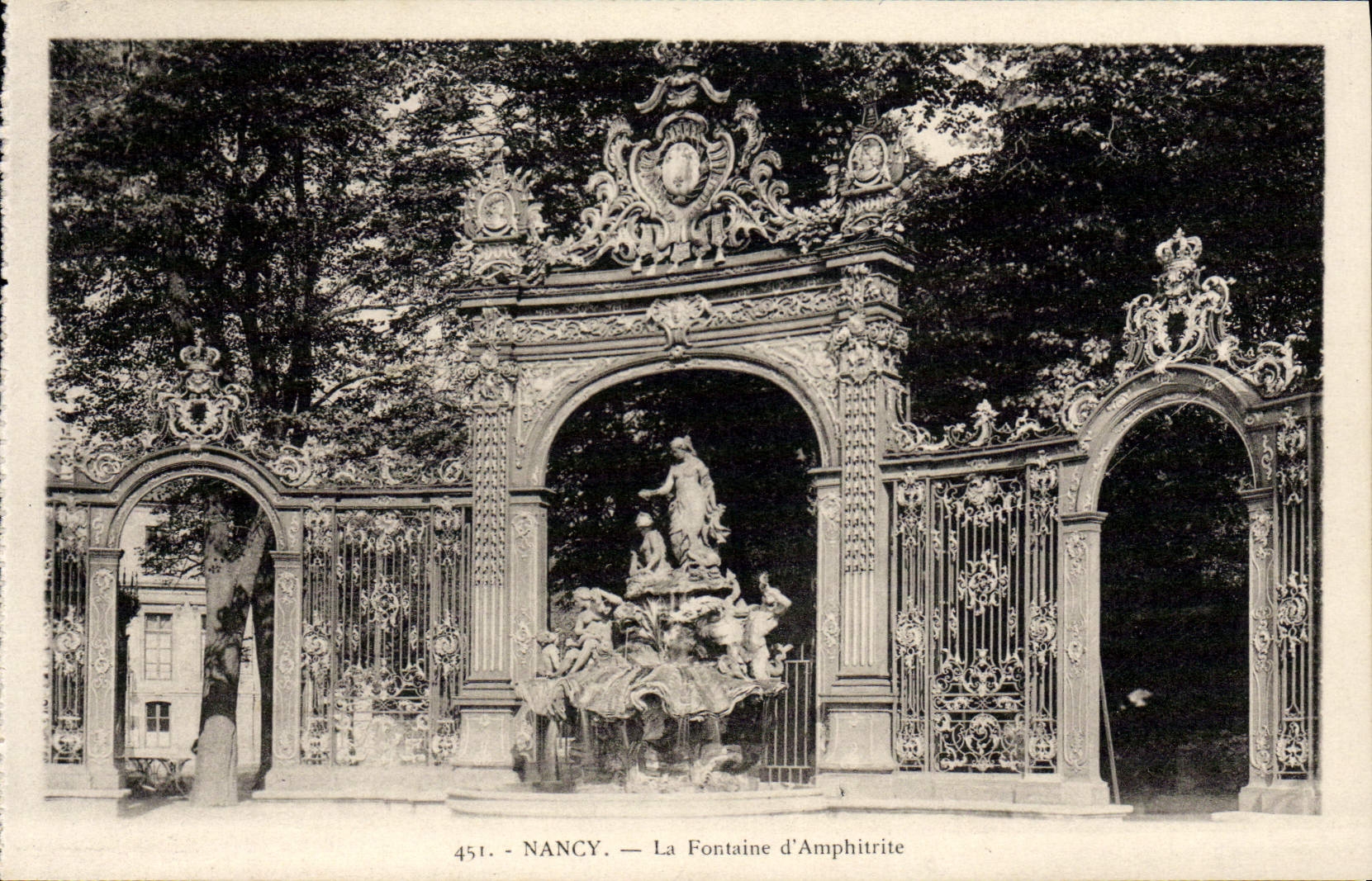 CPA Nancy La Fontaine D'Amphitrite