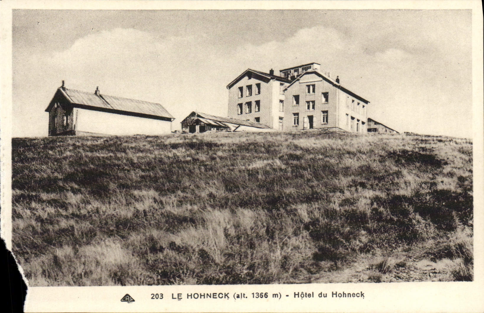 VINTAGE POSTCARD Hohnech Hotel