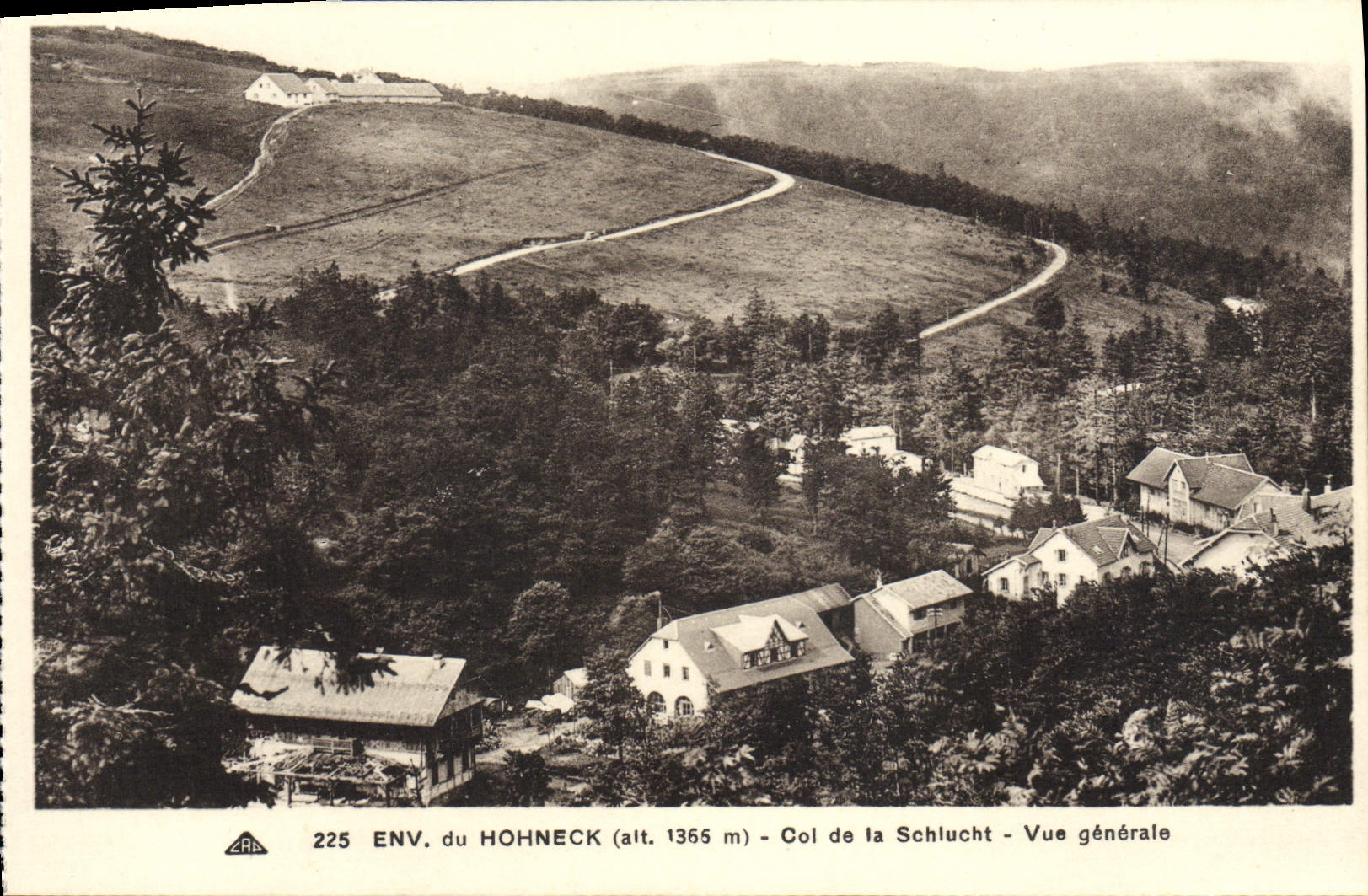 CPA Environs du Hohneck Col de la Schlucht Vue generale 