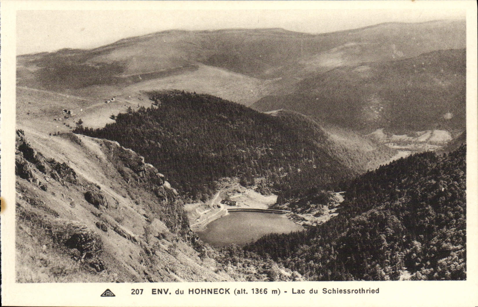 VINTAGE POSTCARD Surroundings of Hohneck Lake Of Schiessrothried