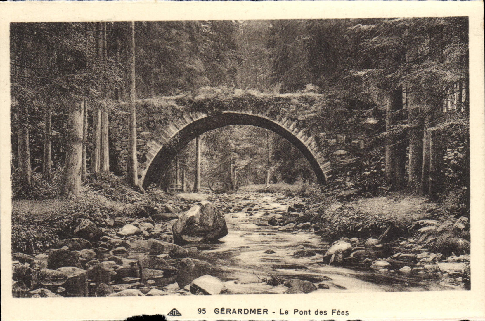 CPA Gerardmer Le Pont des Fees