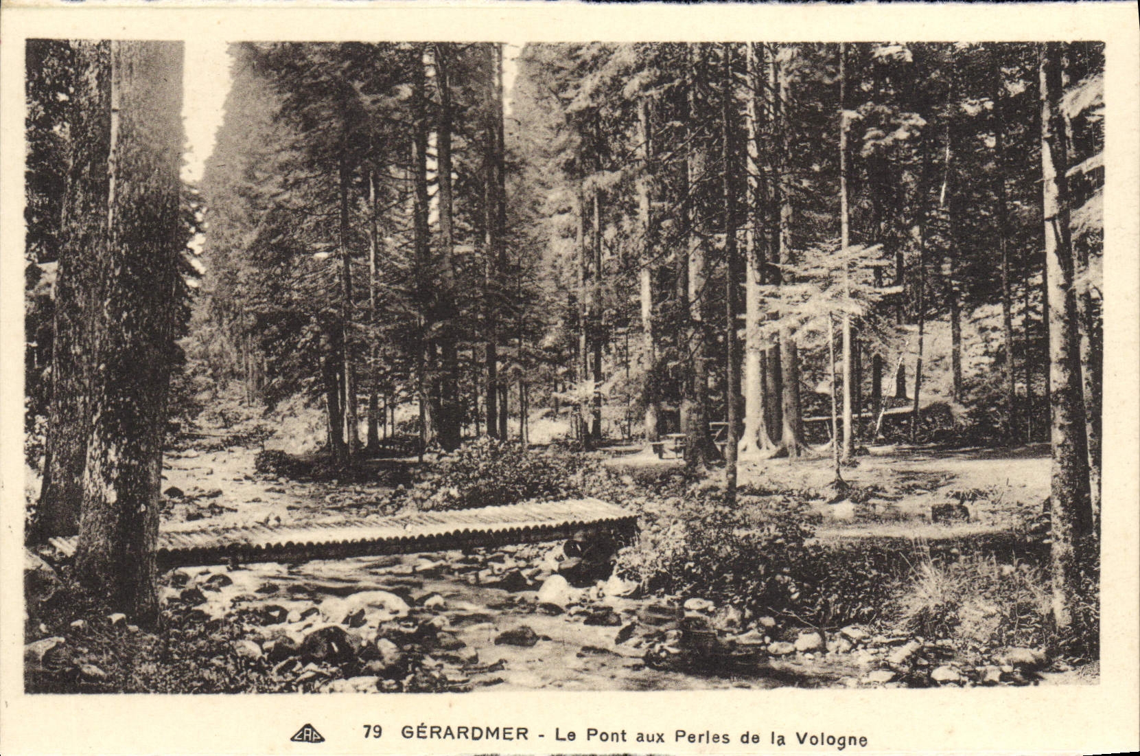 CPA Gerardmer Le Pont aux Perles de la Vologne