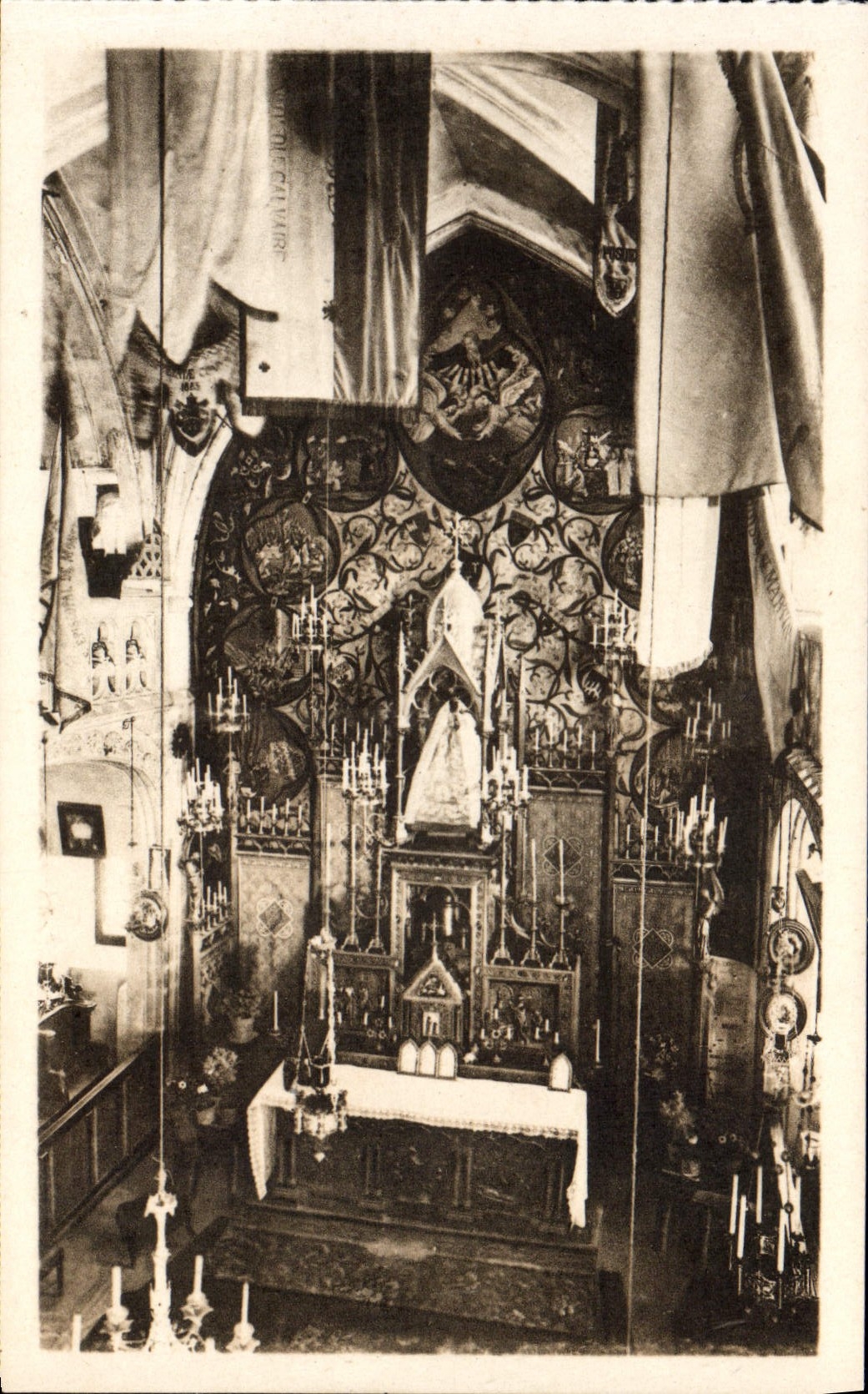 CPA Rocamadour La Chapelle Miraculeuse