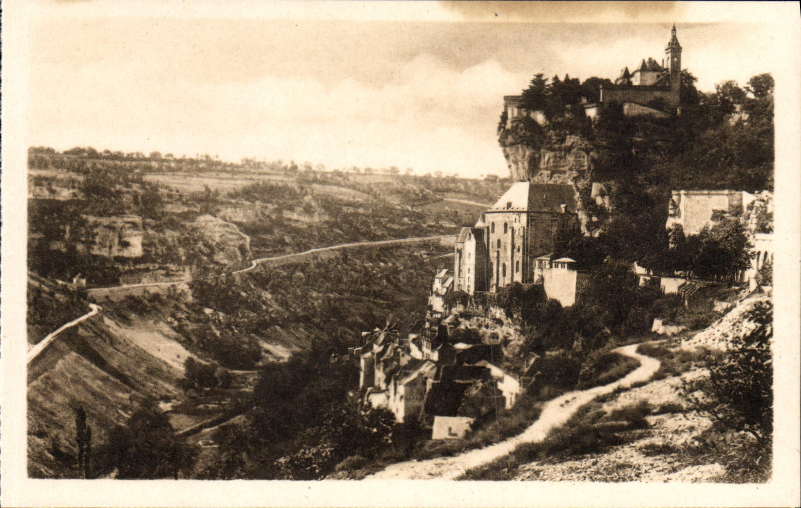 CPA Rocamadour Vue Generale 