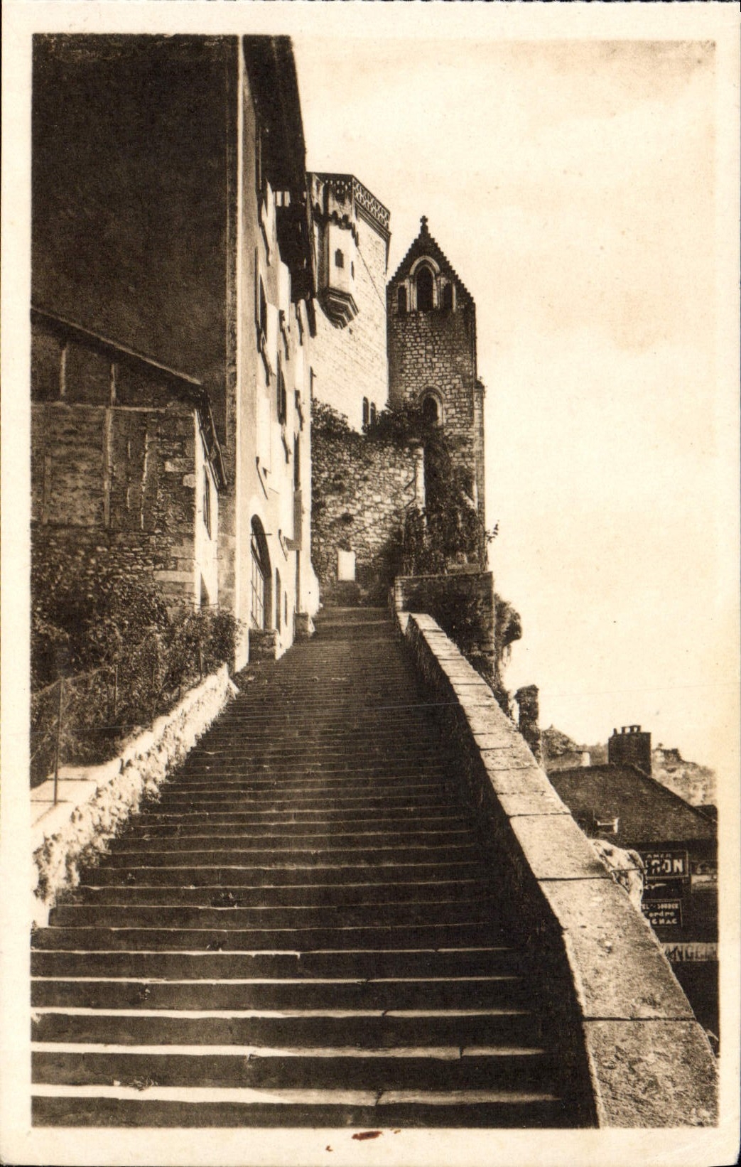 CPA Rocamadour Grand Escalier du sanctuaire