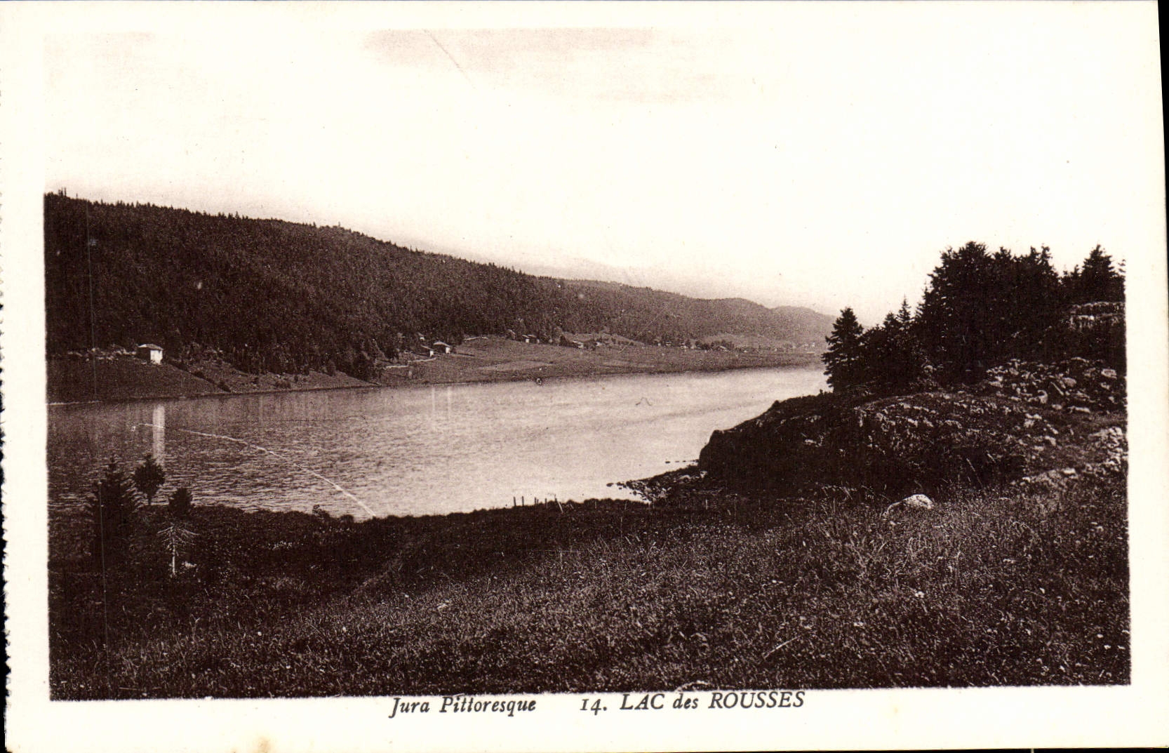 VINTAGE POSTCARD Lake of the Russet-red ones