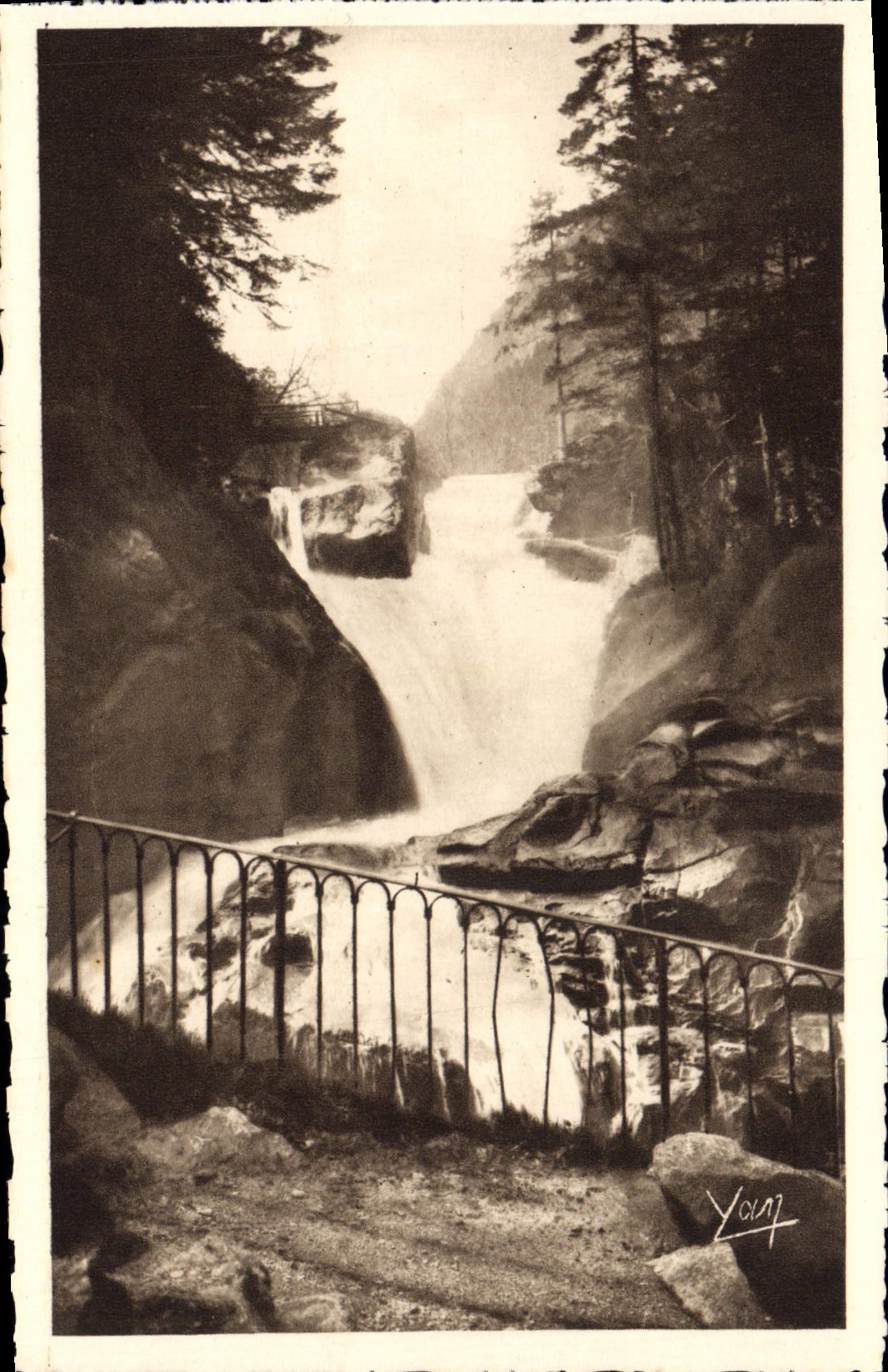 CPA Cauterets Cascade du Cerisey