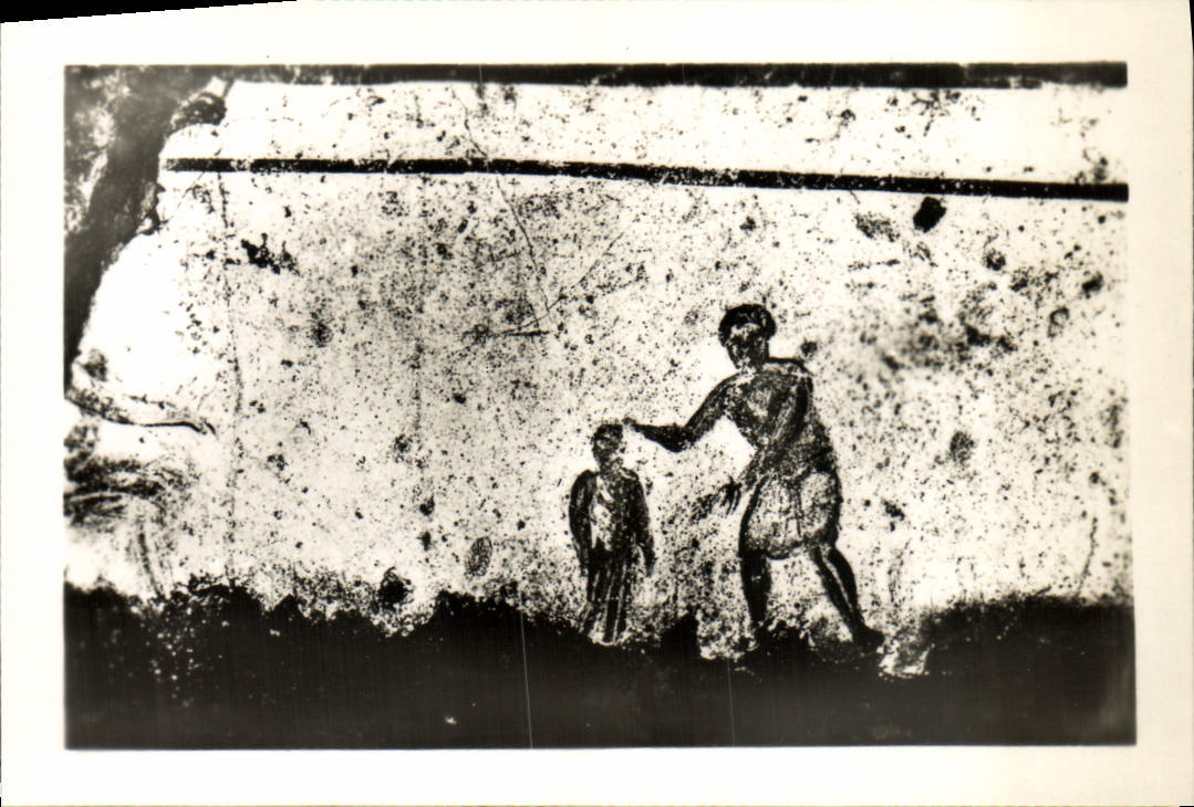 MODERN CARD Catacomb Callisto Battesimo del Signore