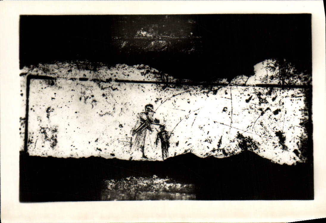 MODERN CARD Catacomb Callisto Scena di Battesimo