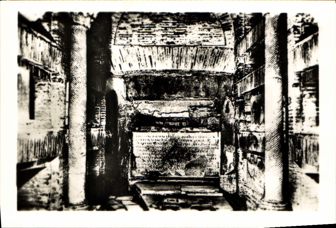 MODERN CARD Catacomb Callisto Cripta del Papi Martiri