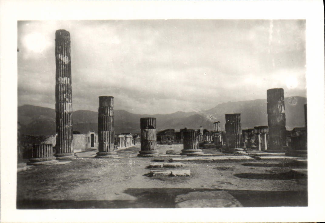 MODERN CARD Pompei Foro E Tempio di Giove