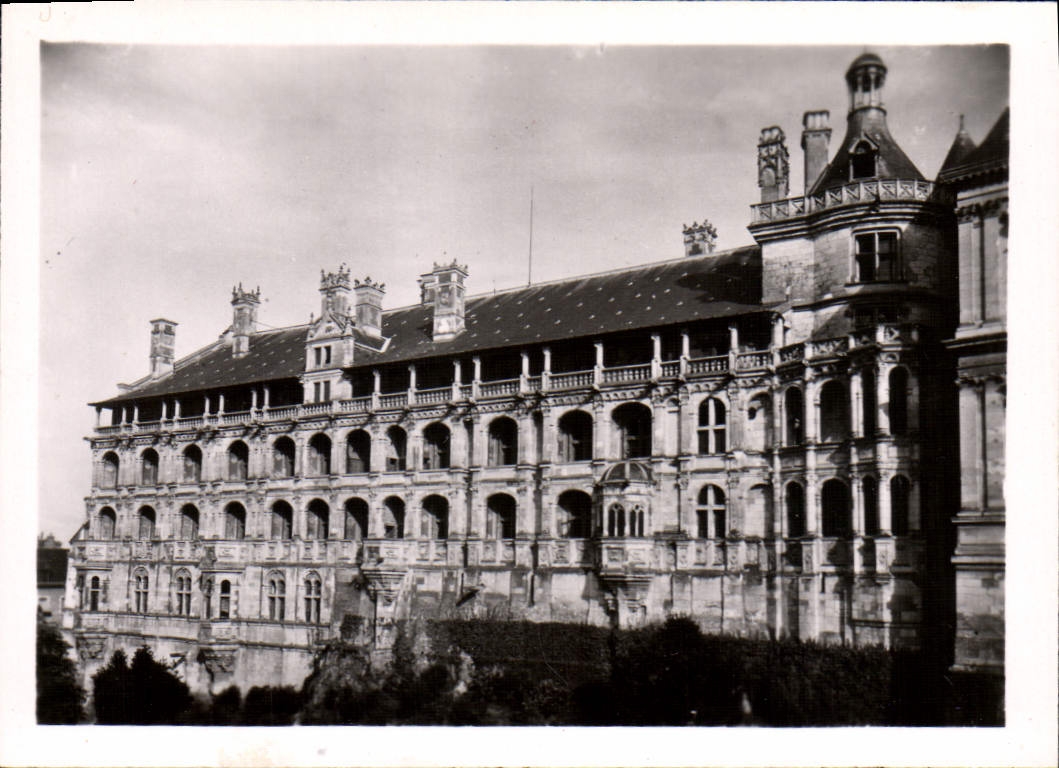 CPM Blois Chateau L'aile Francois 1er La facade des loges