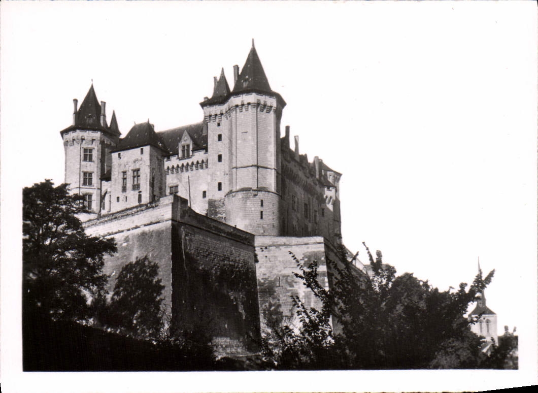 MODERN CARD Saumur the Castle and Walls