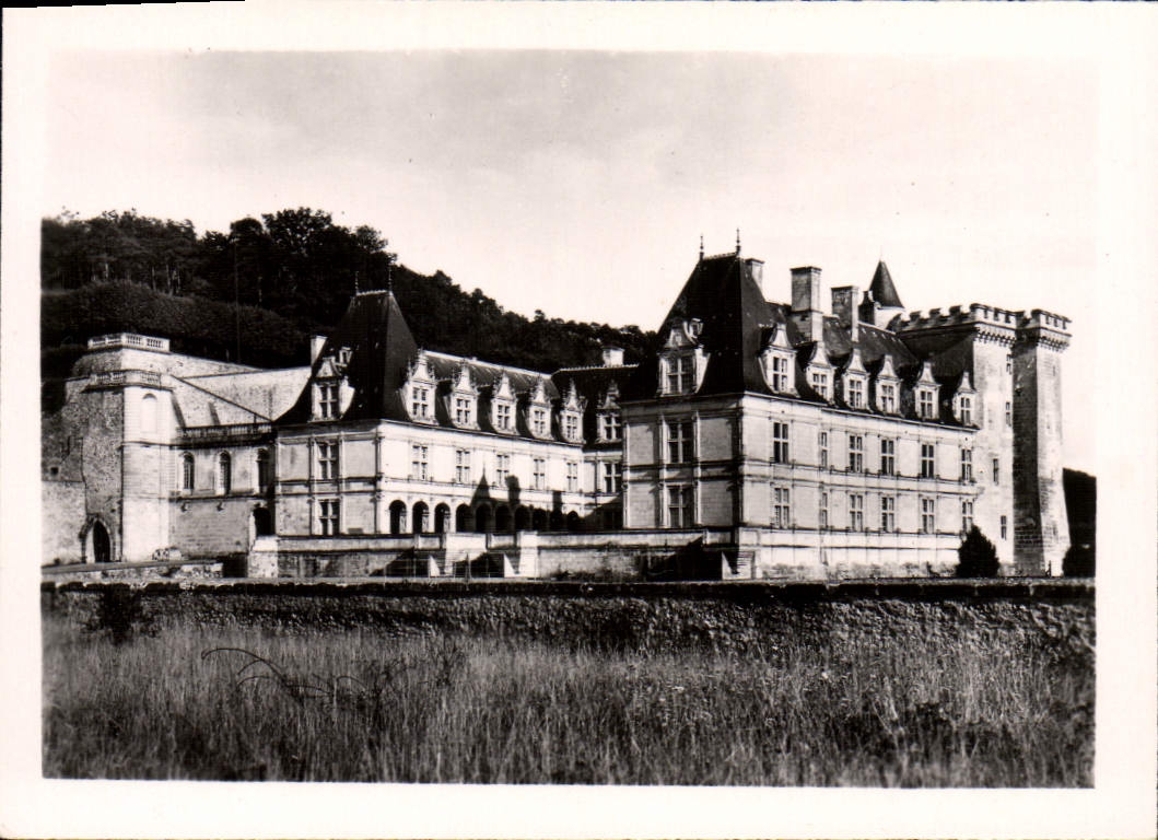 MODERN CARD the Castle of Villandry Dimensions Northern West