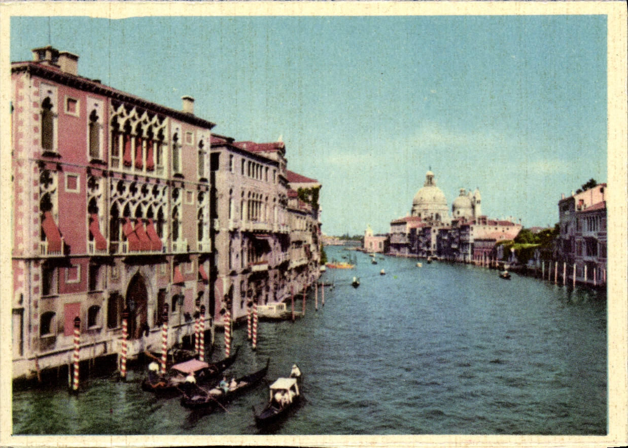 MODERN CARD Venezia Canal Large E Chiesa Della Salute