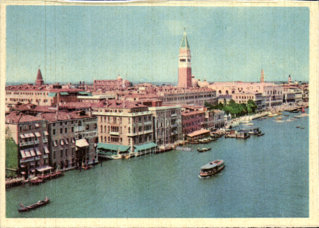 MODERN CARD Venezia Canal Large visto dall viola