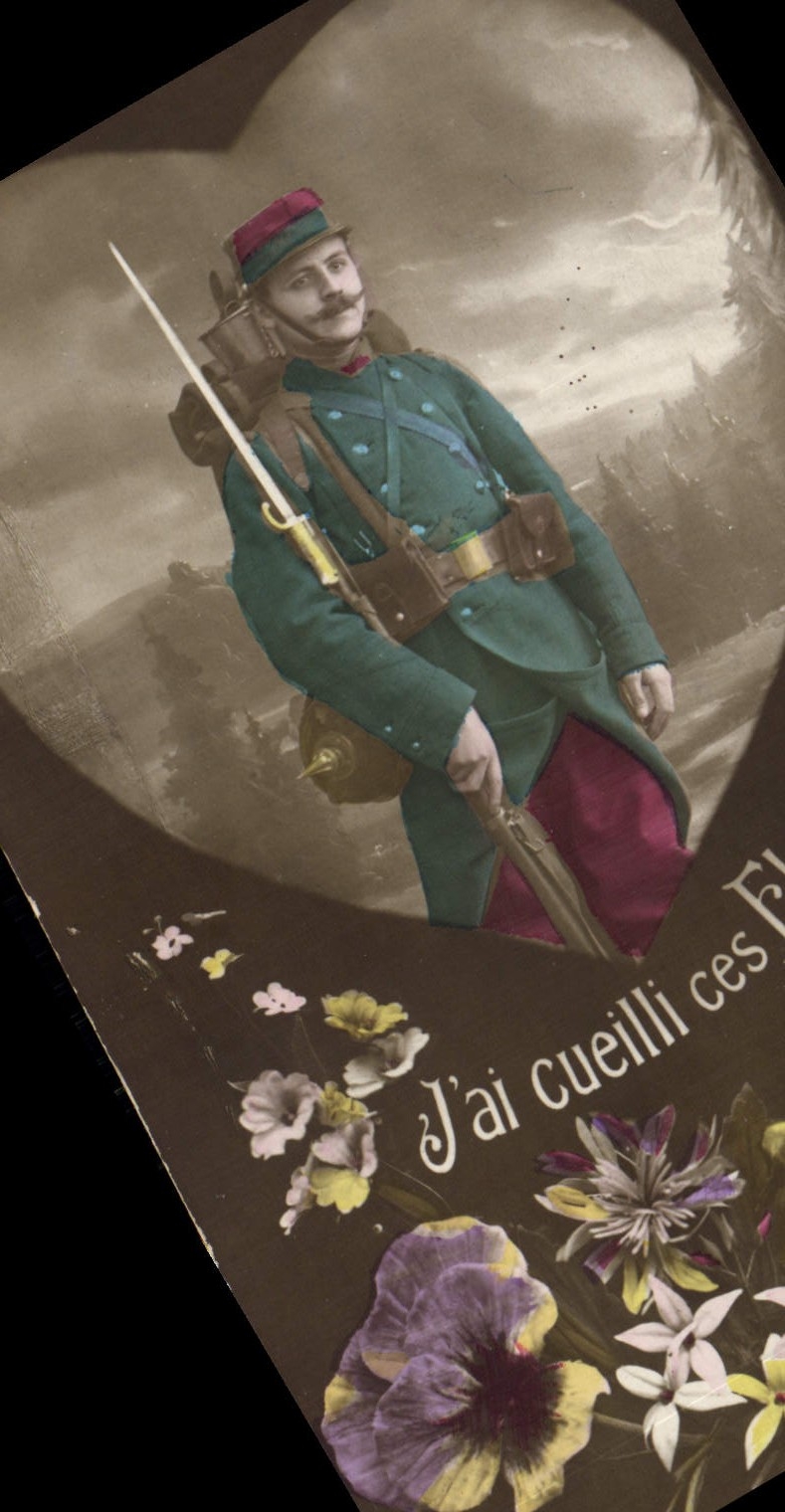 CPA Fantaisie Soldat Militaria