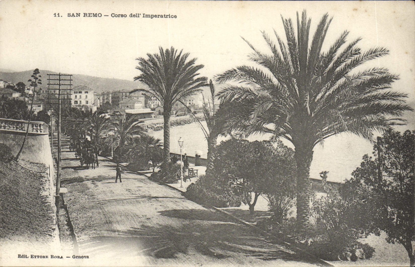 CPA San Remo Corso dell Imperatrice