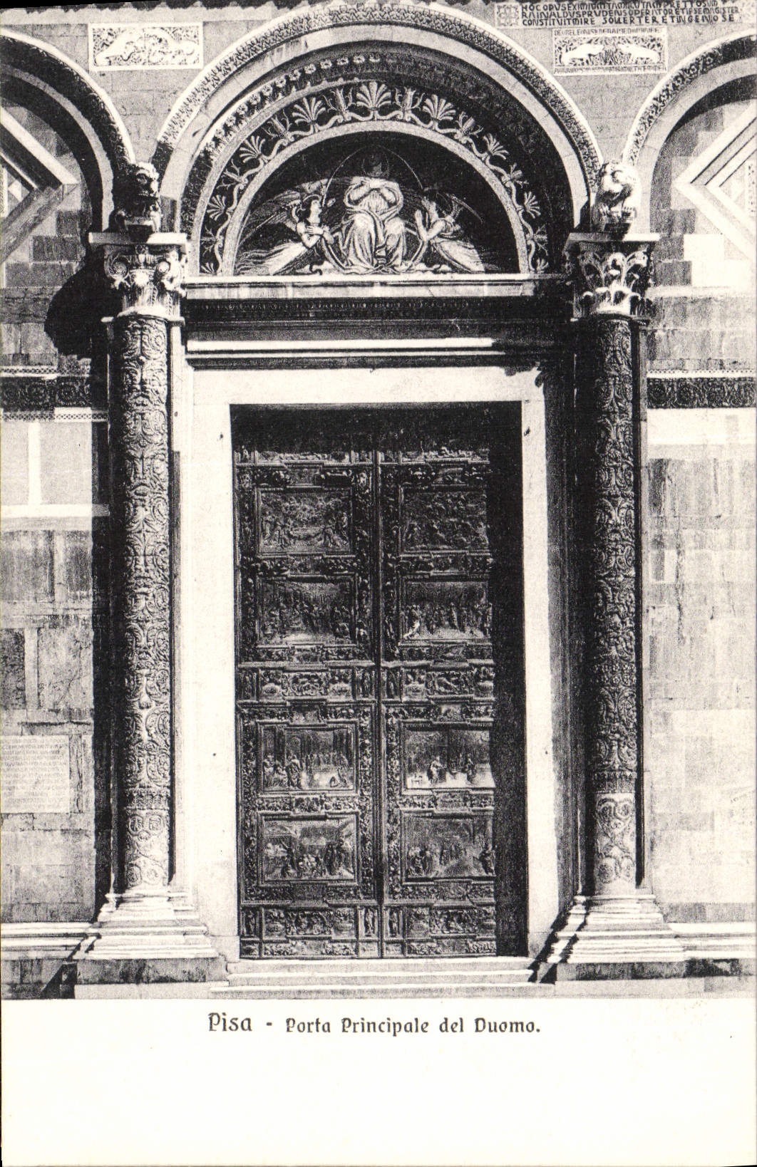CPA Pisa Porta Principlae del Duomo 