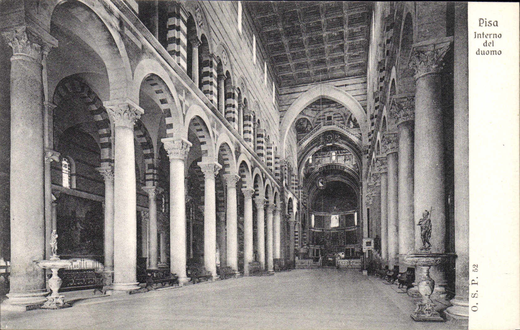 CPA Pisa Interno del duomo 