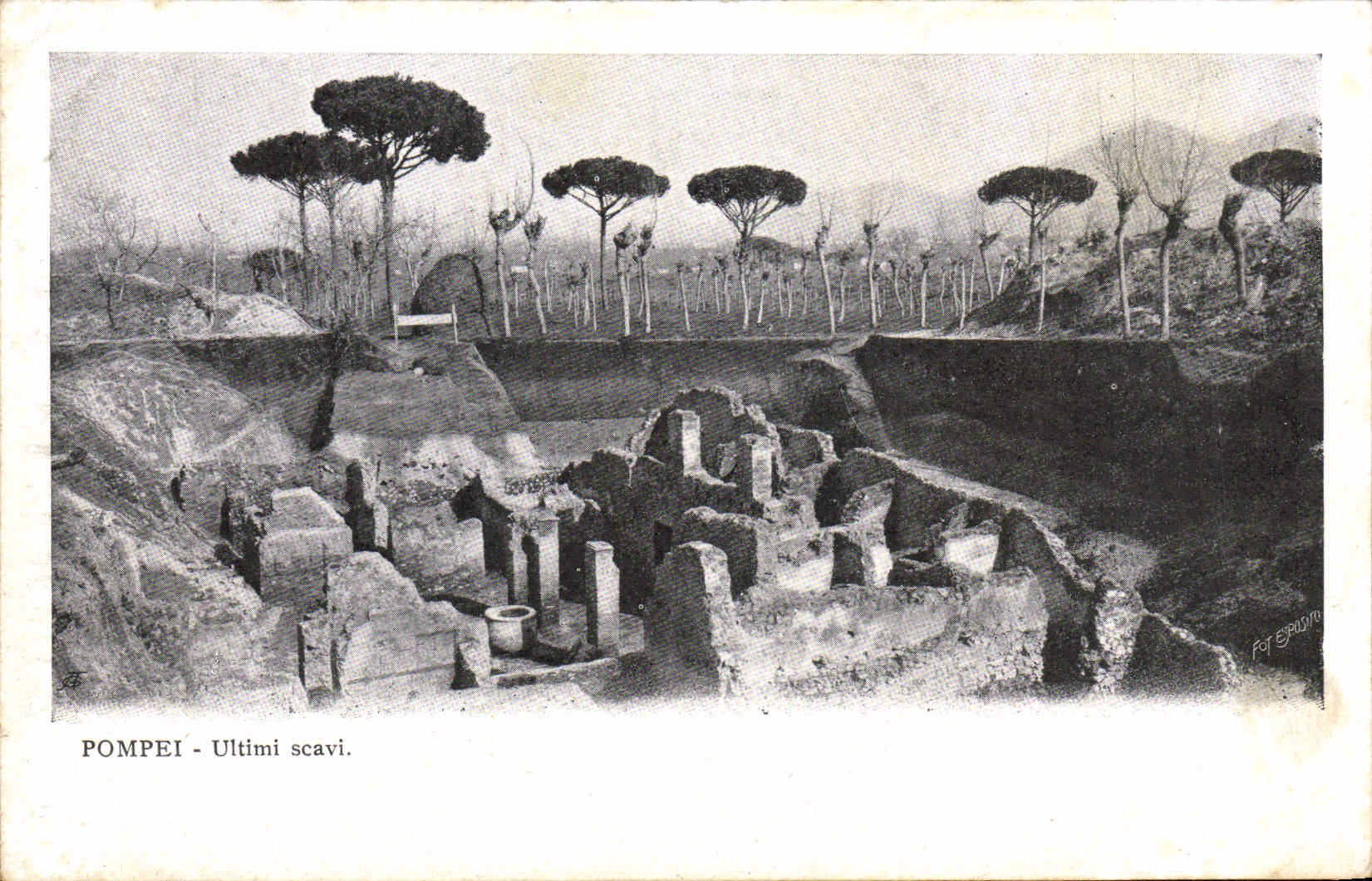 Scavi de Pompeya Ultimi de la POSTAL de la VENDIMIA