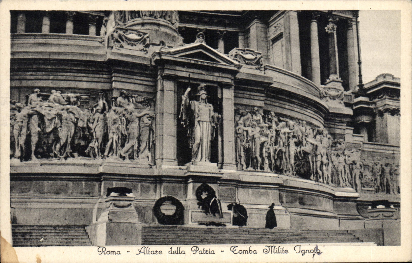 El della Patzia Tomba de Roma Altaze de la POSTAL de la VENDIMIA milita Ignota