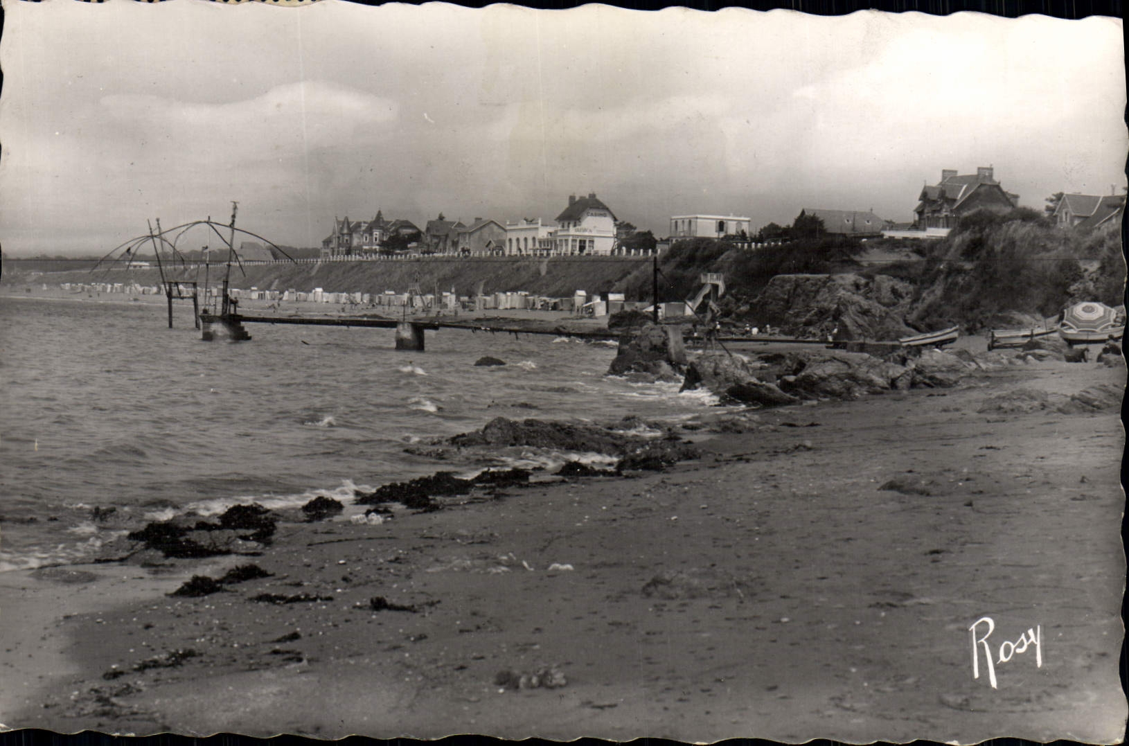 POSTAL MODERNA playa de Tharon vista de la dimensión