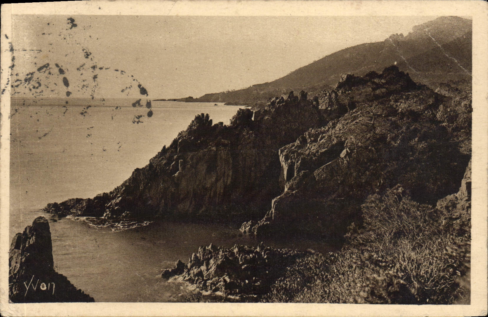 CPA Cote d'Azur Le Trayas Les Rochers