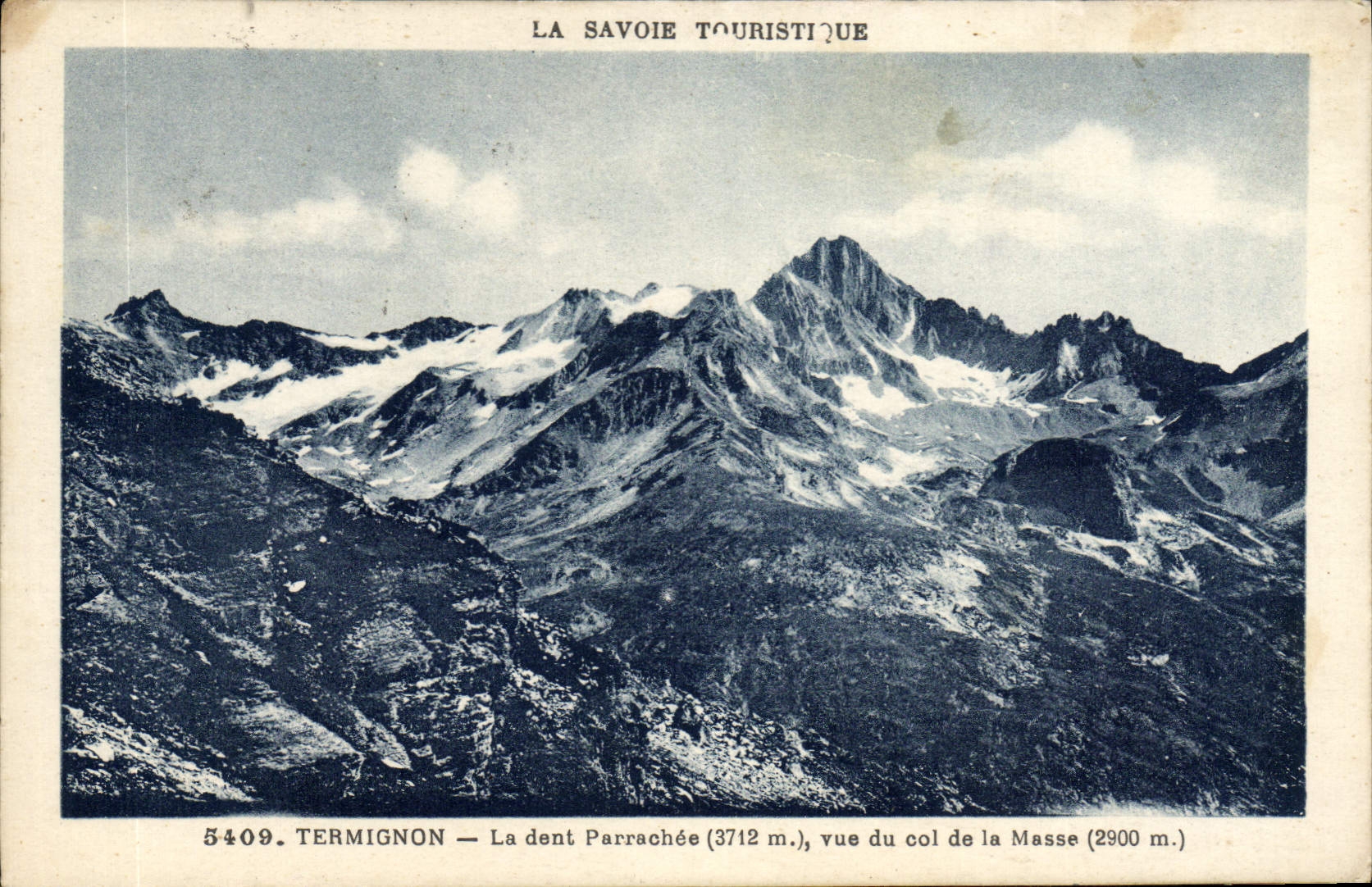 CPA Termignon La dent Parrachee vue du col de la Masse