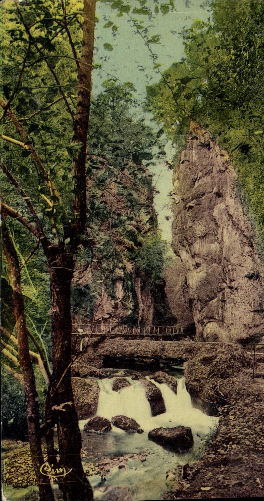 MODERN CARD the Picturesque Cantal Thiezac the No Cere