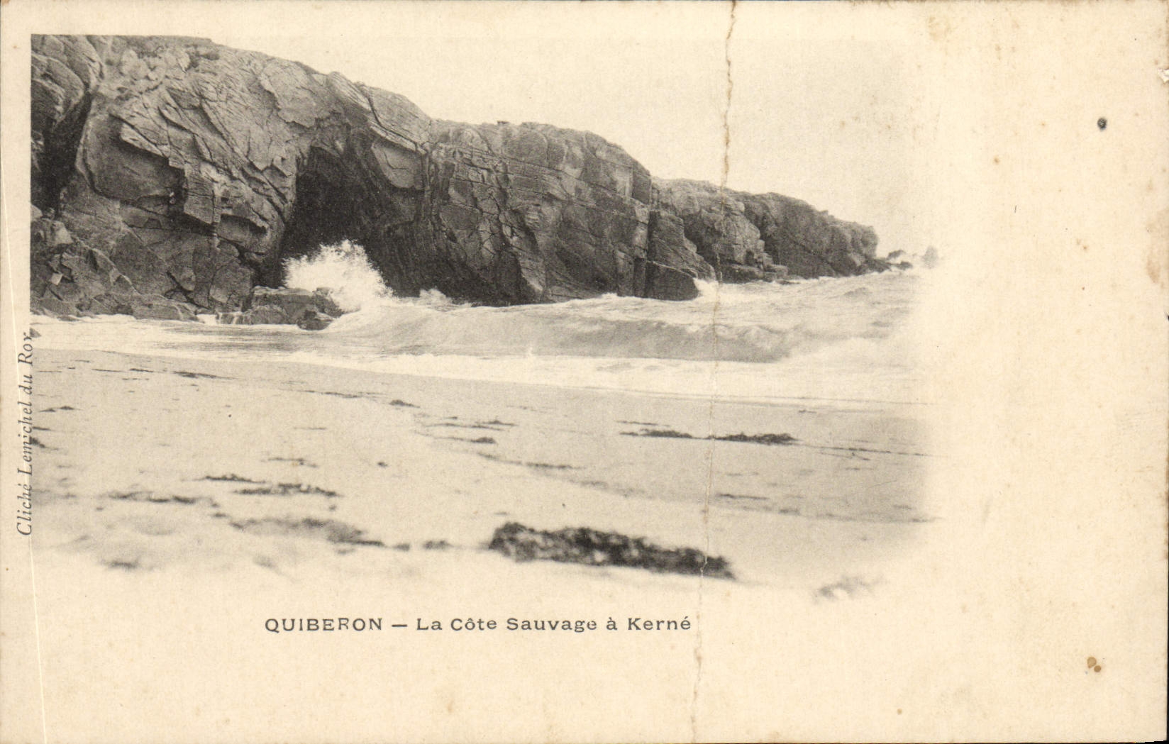 CPA Quiberon La Cote Sauvage a Kerne 