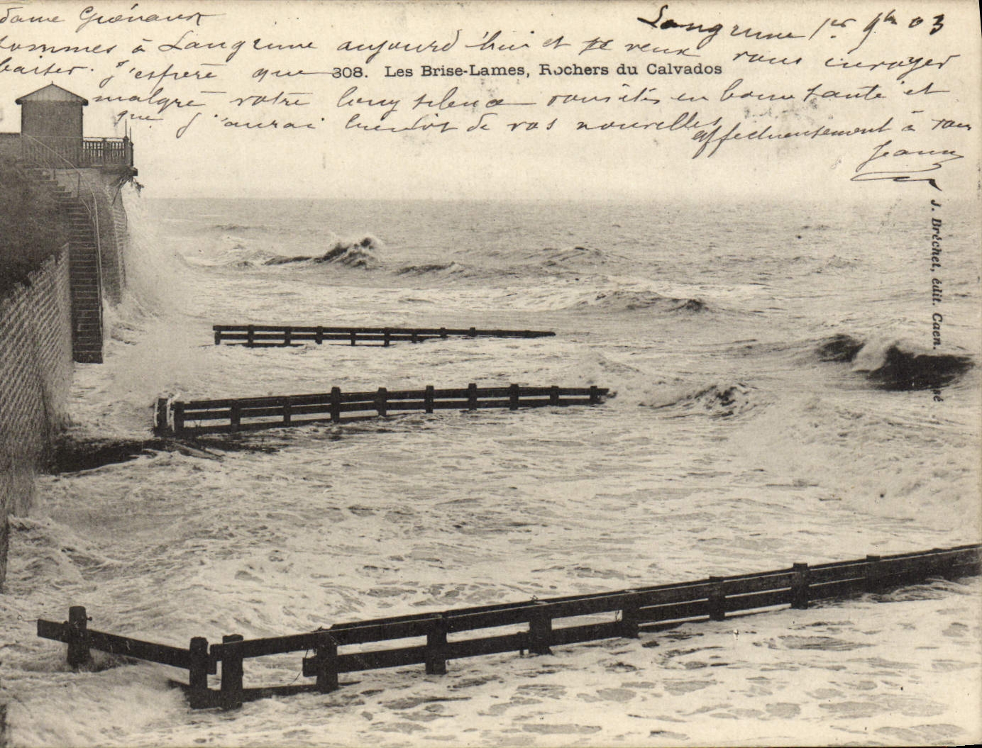 POSTAL de la VENDIMIA las rocas de las láminas de la brisa del Apple-brandy