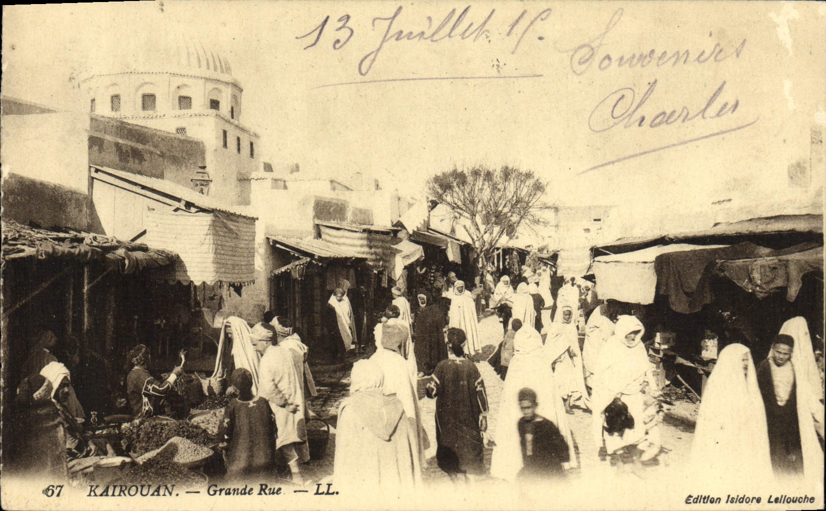CPA Kairouan Grande Rue 