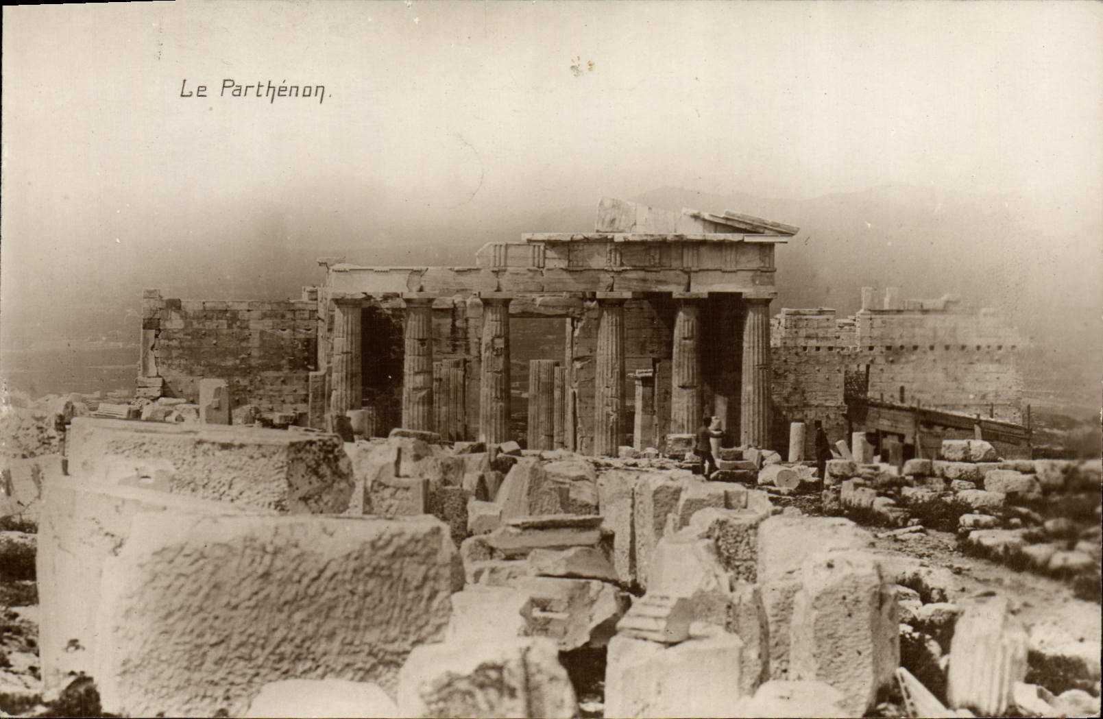 VINTAGE POSTCARD Parthenon