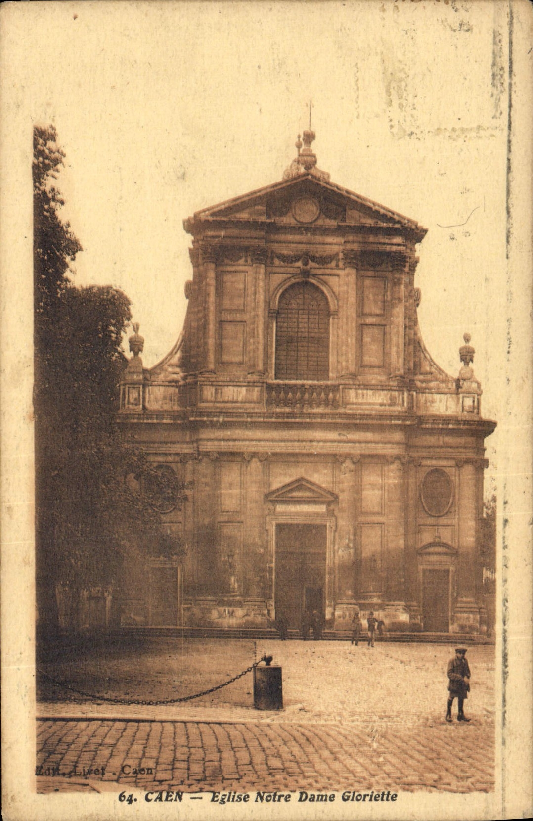 CPA Caen Eglise Notre Dame Gloriette 