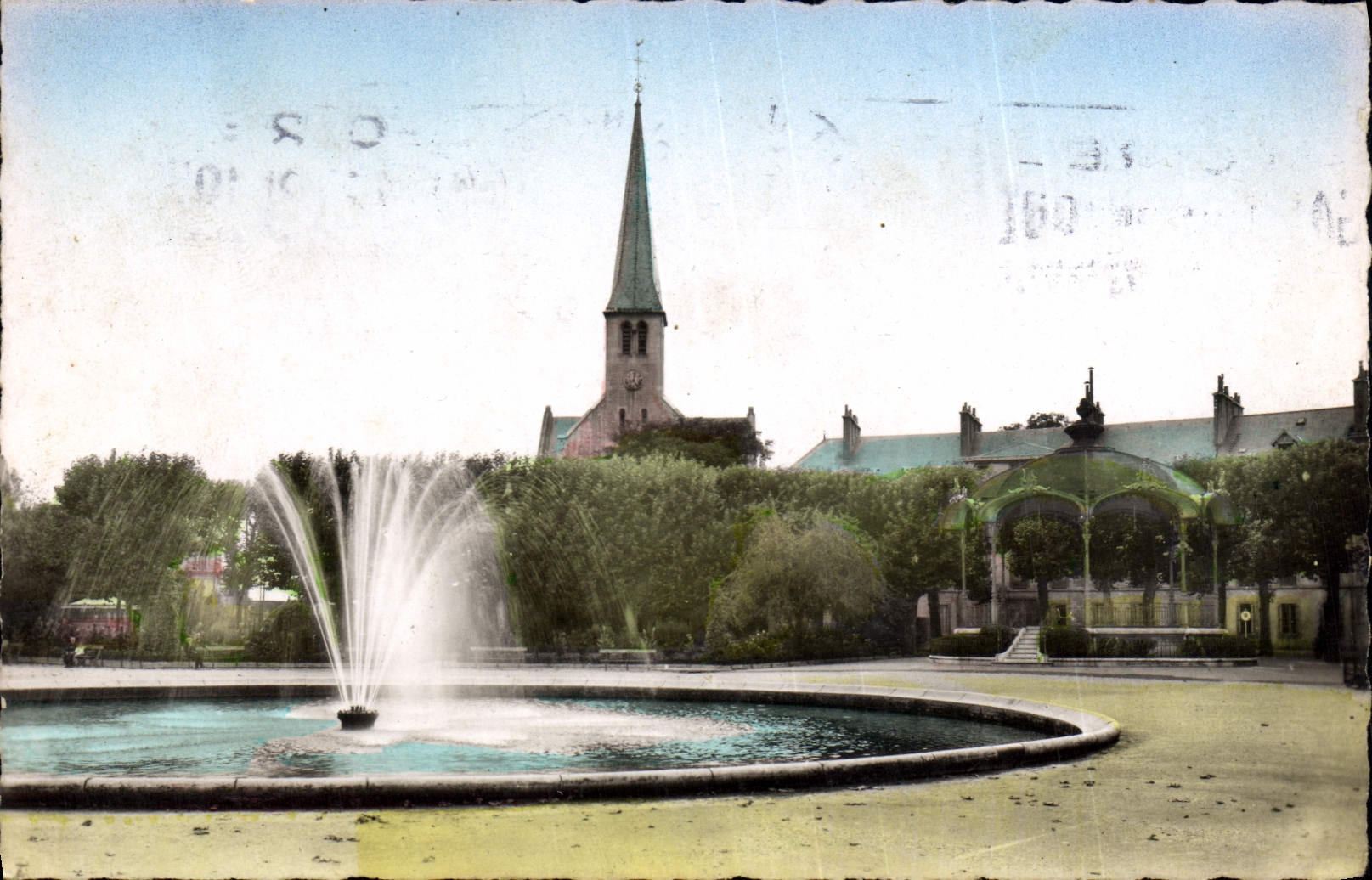 MODERN CARD Dijon Places Wilson Eglise Saint Pierre