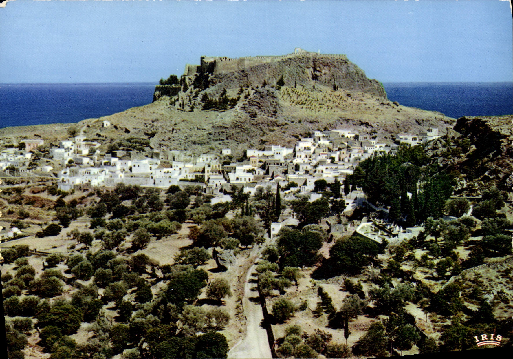 MODERN CARD Rhodos Seen De Lindos