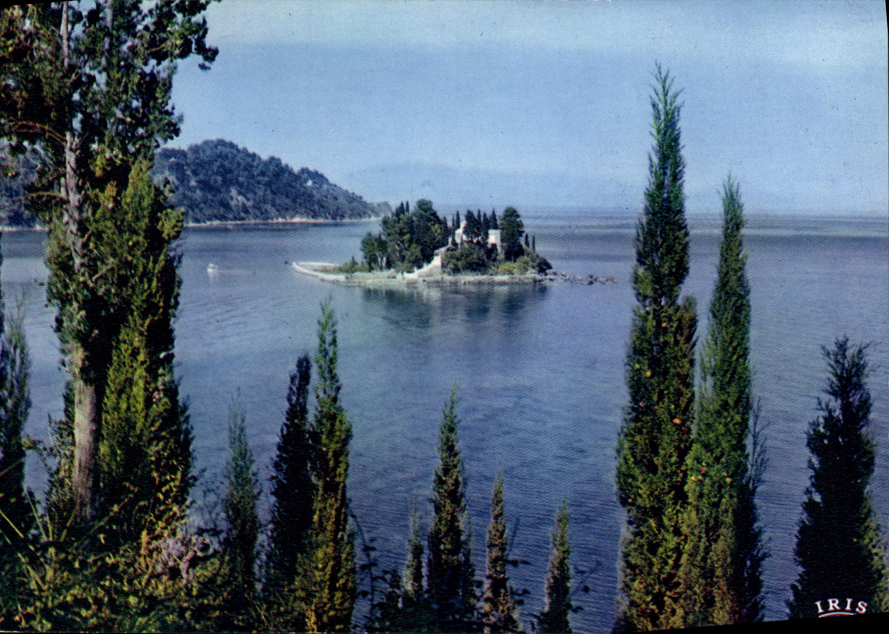 MODERN CARD Corfou Island of Ulysses