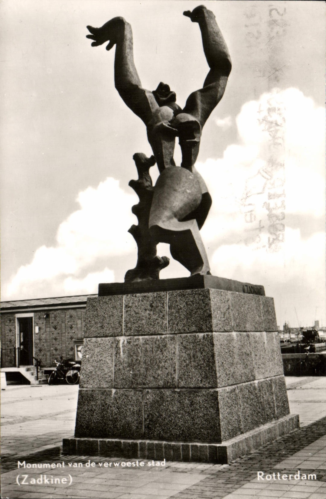 MODERN CARD Monument Van De Verwoeste Slad Sadkine Rotterdam Zadkine
