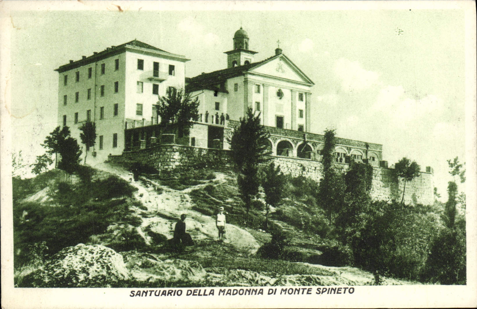 CPA Samtuario Della Madonna Di Monte Spineto