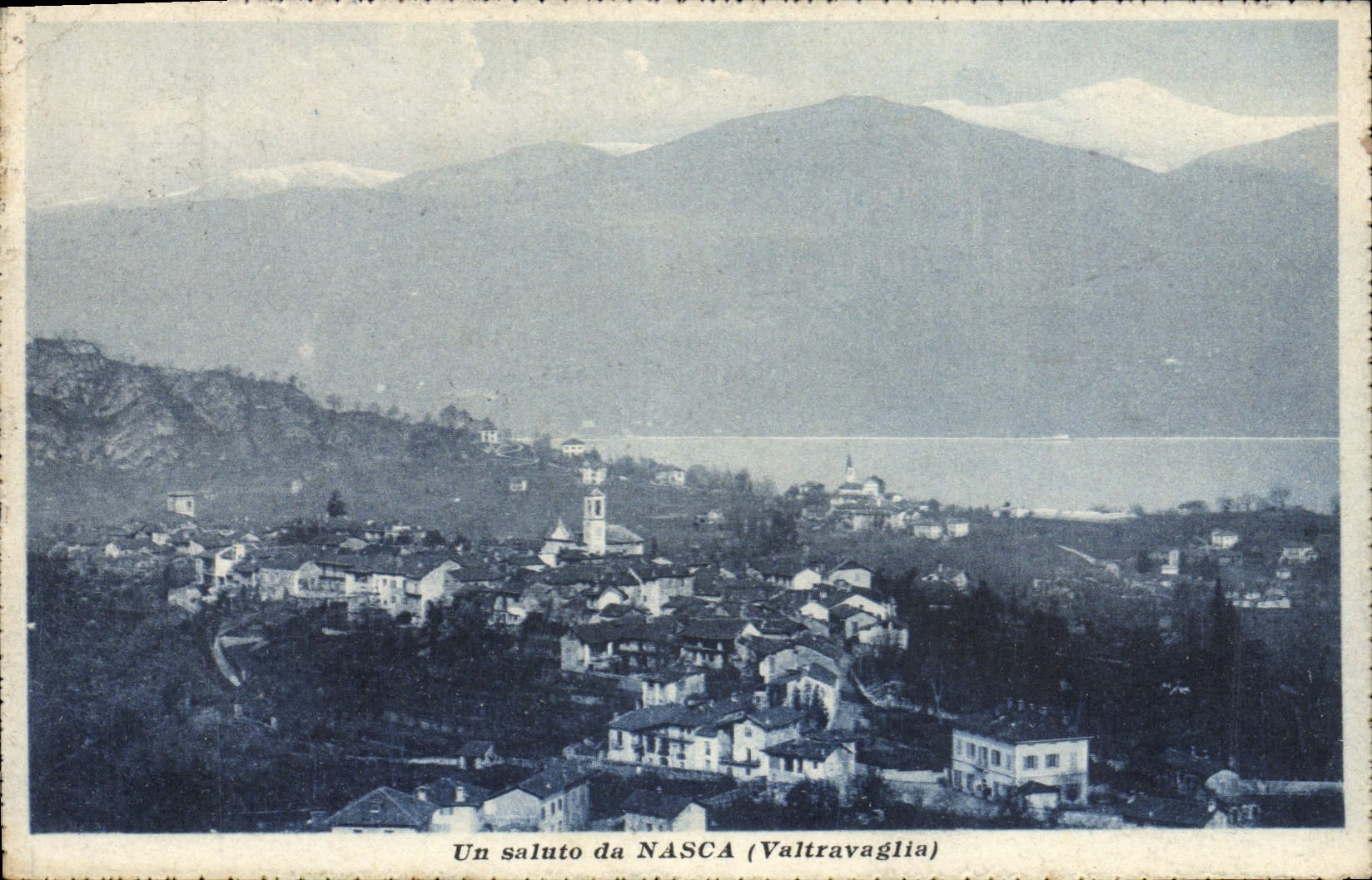 VINTAGE POSTCARD Saluto Da Nasca Valtravaglia