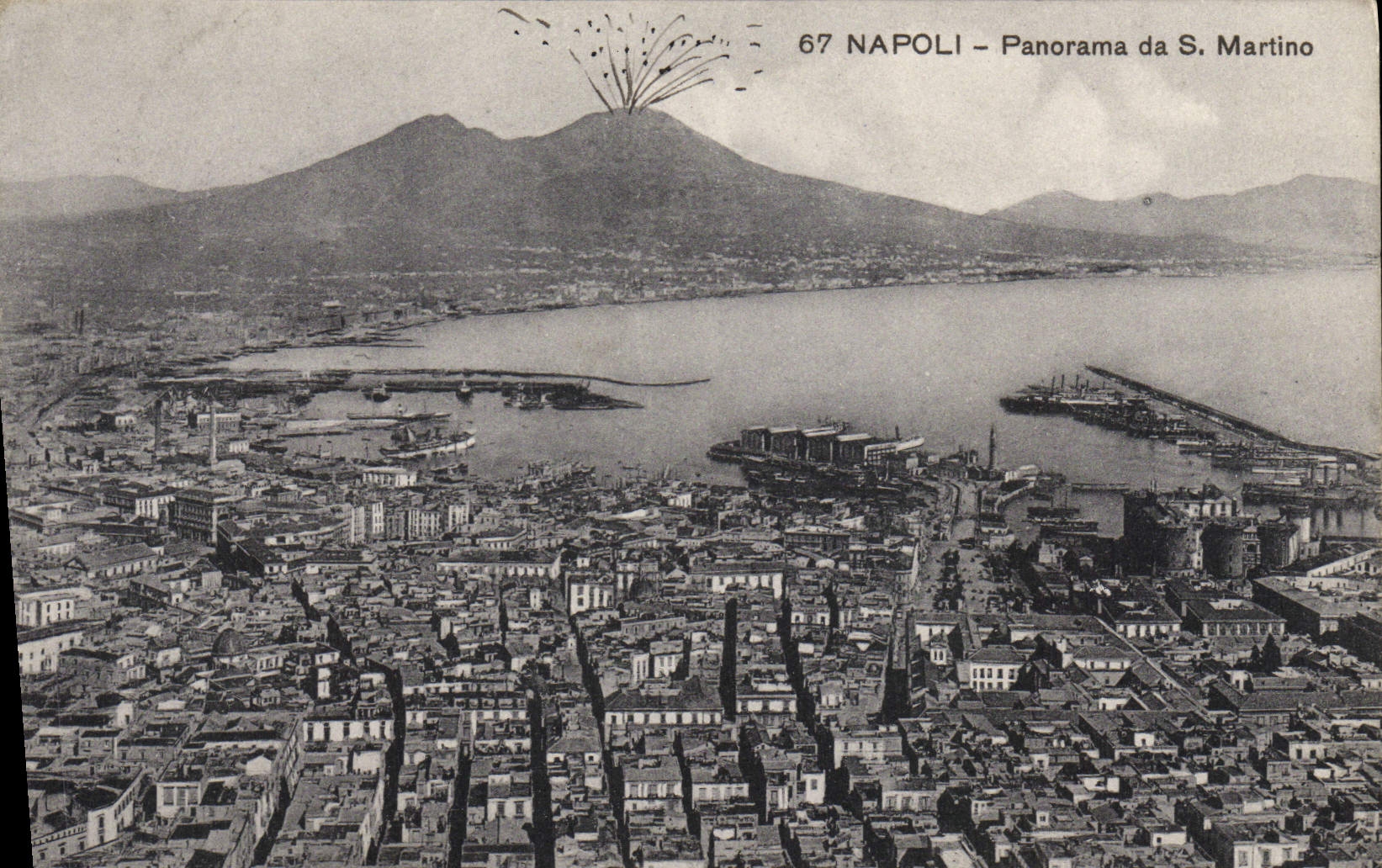 Panorama DA S. Martín de Napoli de la POSTAL de la VENDIMIA