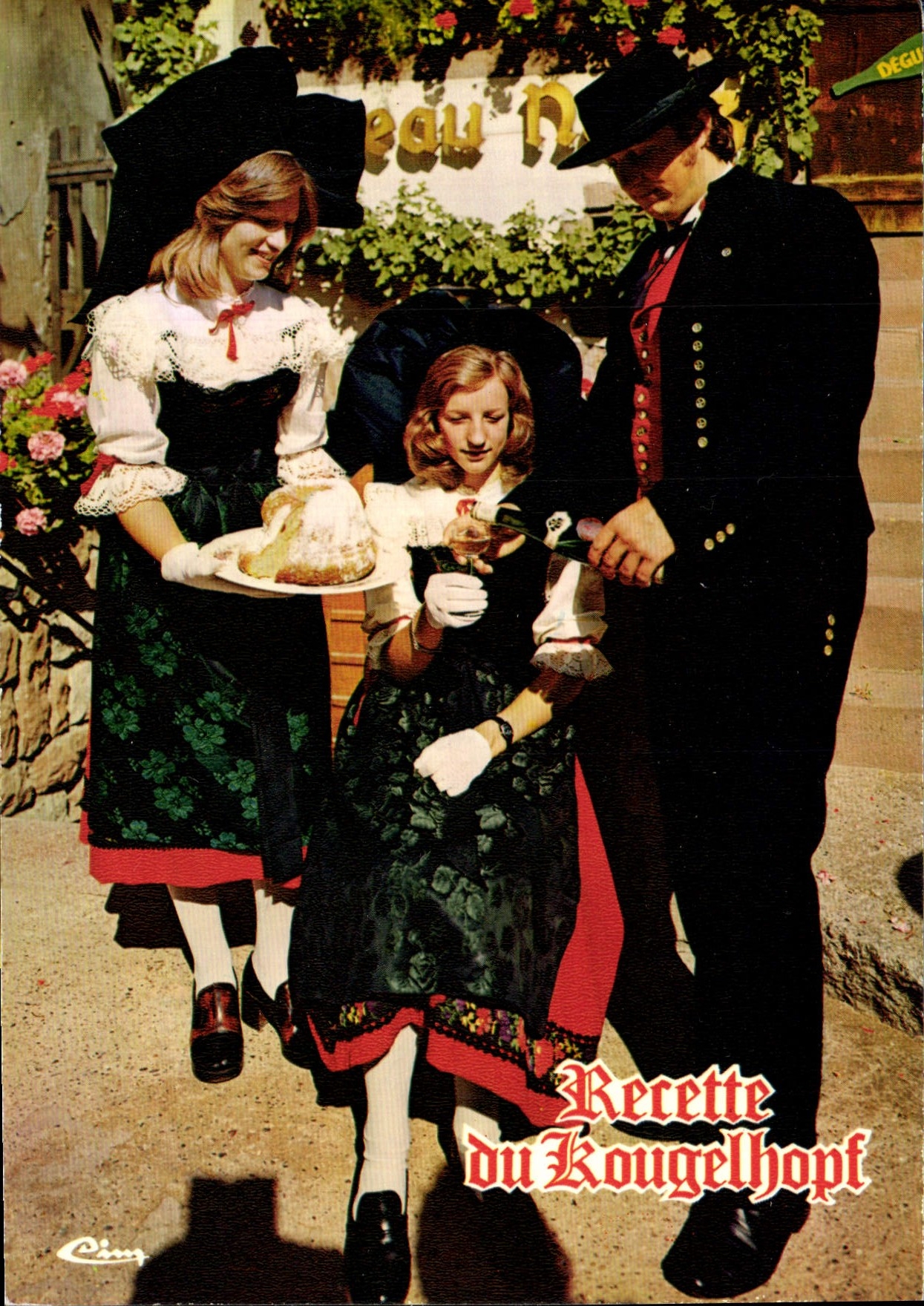 MODERN CARD Receipt Of Kougelhopf