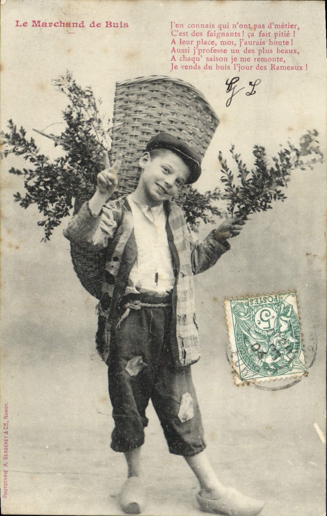 CPA Fantaisie Enfant Le Marchand De Buls