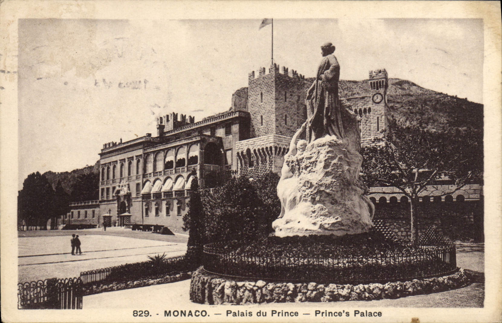CPA Monaco Palais Du Prince